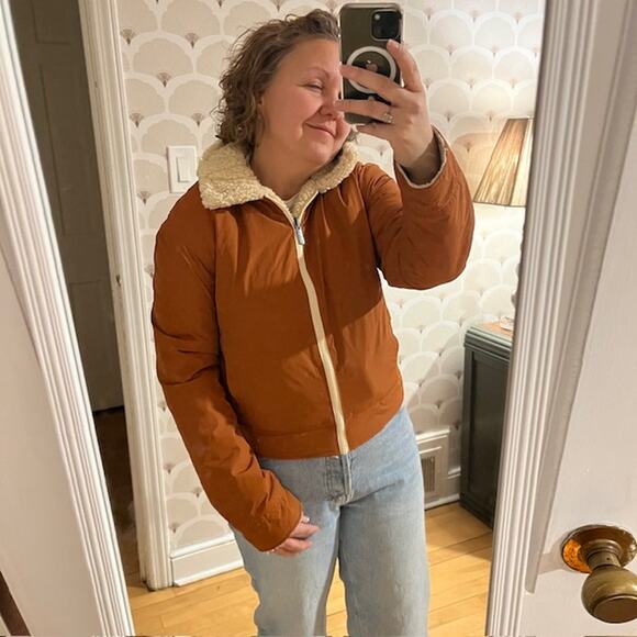 Upwest - Sherpa Lined Pumpkin Jacket - Small - Picture 6 of 6